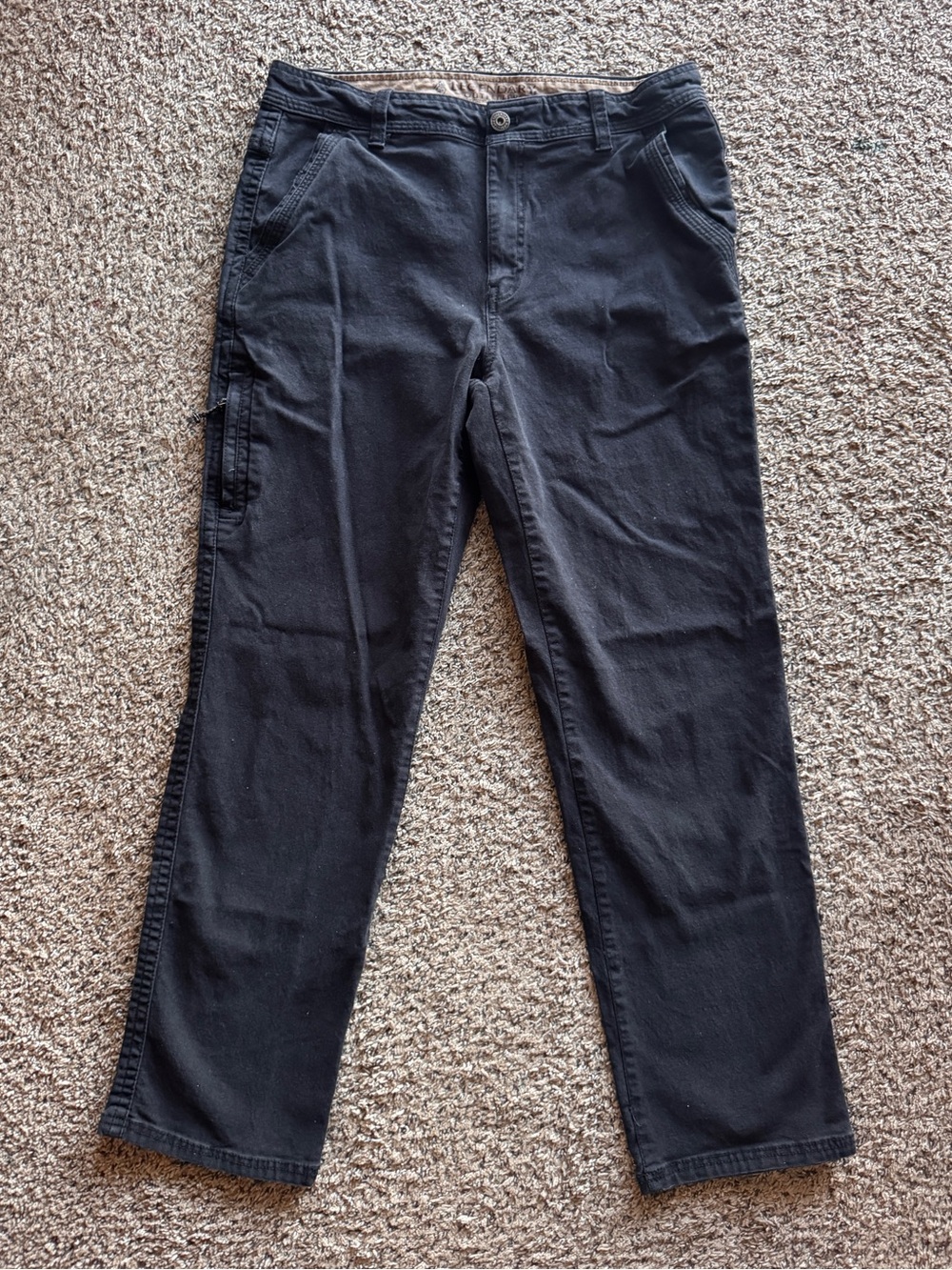 Legendary Outfitters Black Canvas Utility Work Pants Men’s 34x32